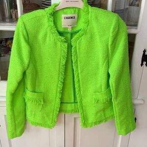 L'AGENCE Bright Green Blazer